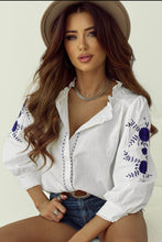 Load image into Gallery viewer, Cally embroided blouse
