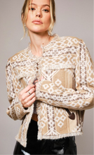 Load image into Gallery viewer, Kallie leather detailed jacket
