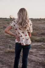 Load image into Gallery viewer, Lola tie up blouse
