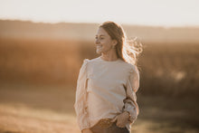 Load image into Gallery viewer, Lace neck blouse
