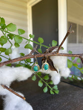 Load image into Gallery viewer, Sterling Silver &amp; Turquoise Drop Earrings
