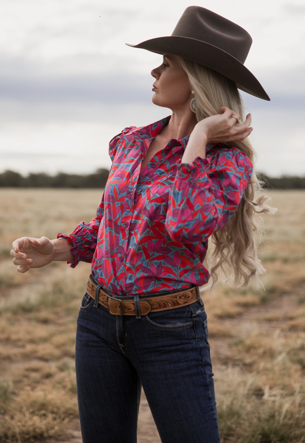 Multicolour floral arena shirt