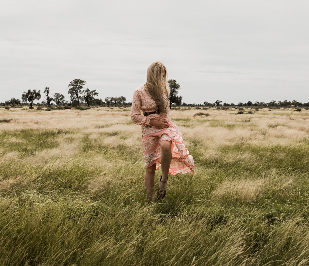 Boho full length dress