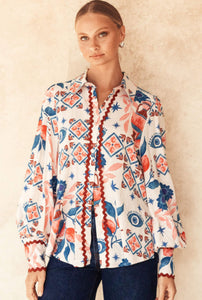 Ebby embroided blouse