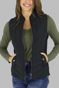 Ladies black vest