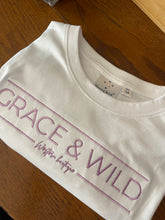 Load image into Gallery viewer, Grace and wild embroided tee
