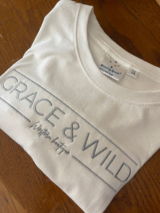 Grace and wild embroided tee