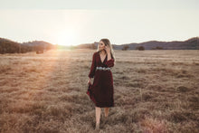 Load image into Gallery viewer, Ruby spotted Midi Dress
