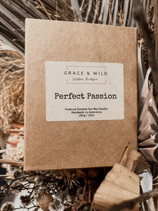 Perfect passion soy candle