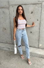 Load image into Gallery viewer, Checked crop
